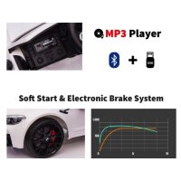 Kinder Elektroauto BMW M5 24V LED+FB+Audio+zwei starke Motoren