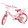 Volare Unicorn Kinderfahrrad - Mädchen - 14 Zoll - Rosa - Zwei Handbremsen