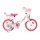 Volare Unicorn Kinderfahrrad - Mädchen - 14 Zoll - Weiß - Zwei Handbremsen