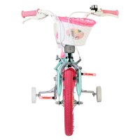 Volare Unicorn Kinderfahrrad - Mädchen - 14 Zoll - Grün - Zwei Handbremsen