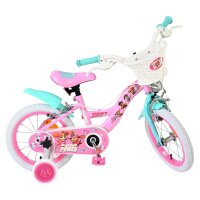 Paw Patrol Kinderfahrrad - Mädchen - 14 Zoll - Rosa - Zwei Handbremsen