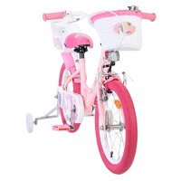 Volare Unicorn Kinderfahrrad – Mädchen – 16 Zoll – Rosa