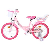Volare Unicorn Kinderfahrrad – Mädchen – 16 Zoll – Rosa