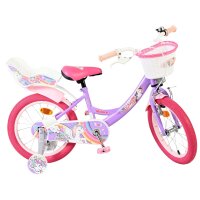 Volare Unicorn Kinderfahrrad – Mädchen – 16 Zoll – Lila