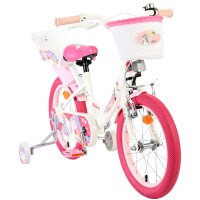 Volare Unicorn Kinderfahrrad – Mädchen – 16 Zoll – Weiß