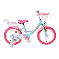 Volare Unicorn Kinderfahrrad – Mädchen – 16 Zoll – Grün