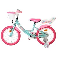 Volare Unicorn Kinderfahrrad – Mädchen – 16 Zoll – Grün