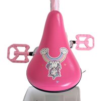 Volare Unicorn Kinderfahrrad - Mädchen - 16 Zoll - Rosa - Zwei Handbremsen