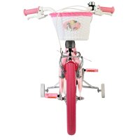 Volare Unicorn Kinderfahrrad - Mädchen - 16 Zoll - Rosa - Zwei Handbremsen