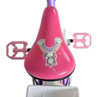 Volare Unicorn Kinderfahrrad - Mädchen - 16 Zoll - Lila - Zwei Handbremsen