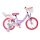 Volare Unicorn Kinderfahrrad - Mädchen - 16 Zoll - Lila - Zwei Handbremsen