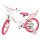 Volare Unicorn Kinderfahrrad - Mädchen - 16 Zoll - Weiß - Zwei Handbremsen