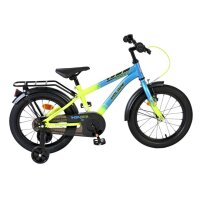 Volare Thombike Kinderfahrrad – Jungen – 16 Zoll – Blau-Gelb