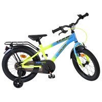 Volare Thombike Kinderfahrrad – Jungen – 16 Zoll – Blau-Gelb
