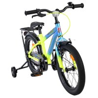 Volare Thombike Kinderfahrrad – Jungen – 16 Zoll – Blau-Gelb