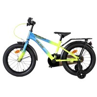 Volare Thombike Kinderfahrrad – Jungen – 16 Zoll – Blau-Gelb