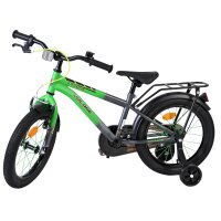 Volare Thombike Kinderfahrrad – Jungen – 16 Zoll – Grün-Grau