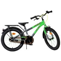 Volare Thombike Kinderfahrrad – Jungen – 18 Zoll – Grün-Grau
