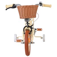 Volare Ashley Kinderfahrrad – Mädchen – 12 Zoll – Creme