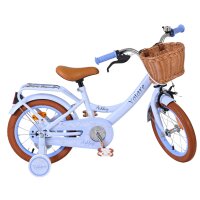 Volare Ashley Kinderfahrrad – Mädchen – 14 Zoll – Pastellblau