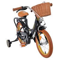 Volare Ashley Kinderfahrrad – Mädchen – 14 Zoll – Schwarz