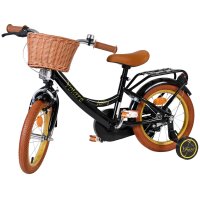 Volare Ashley Kinderfahrrad – Mädchen – 14 Zoll – Schwarz