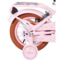 Volare Ashley Kinderfahrrad - Mädchen - 12 Zoll - Rosa - Zwei Handbremsen
