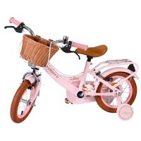 Volare Ashley Kinderfahrrad - Mädchen - 12 Zoll - Rosa - Zwei Handbremsen