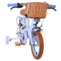 Volare Ashley Kinderfahrrad - Mädchen - 12 Zoll - Pastellblau - Zwei Handbremsen