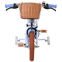 Volare Ashley Kinderfahrrad - Mädchen - 12 Zoll - Pastellblau - Zwei Handbremsen