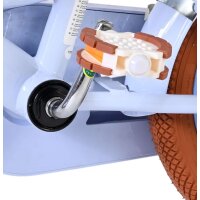 Volare Ashley Kinderfahrrad - Mädchen - 12 Zoll - Pastellblau - Zwei Handbremsen