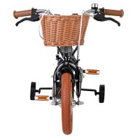 Volare Ashley Kinderfahrrad - Mädchen - 12 Zoll - Schwarz - Zwei Handbremsen