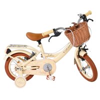Volare Ashley Kinderfahrrad - Mädchen - 12 Zoll - Creme - Zwei Handbremsen