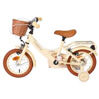 Volare Ashley Kinderfahrrad - Mädchen - 12 Zoll - Creme - Zwei Handbremsen