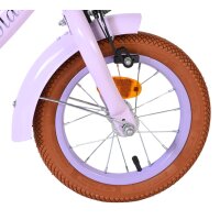 Volare Ashley Kinderfahrrad - Mädchen - 12 Zoll - Lila - Zwei Handbremsen