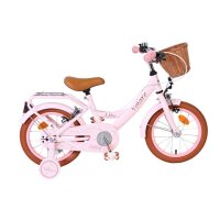 Volare Ashley Kinderfahrrad - Mädchen - 14 Zoll - Rosa - Zwei Handbremsen