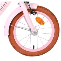 Volare Ashley Kinderfahrrad - Mädchen - 14 Zoll - Rosa - Zwei Handbremsen