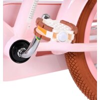 Volare Ashley Kinderfahrrad - Mädchen - 14 Zoll - Rosa - Zwei Handbremsen