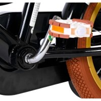 Volare Ashley Kinderfahrrad - Mädchen - 14 Zoll - Schwarz - Zwei Handbremsen