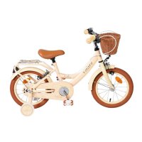 Volare Ashley Kinderfahrrad - Mädchen - 14 Zoll - Creme - Zwei Handbremsen