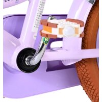 Volare Ashley Kinderfahrrad - Mädchen - 14 Zoll - Lila - Zwei Handbremsen