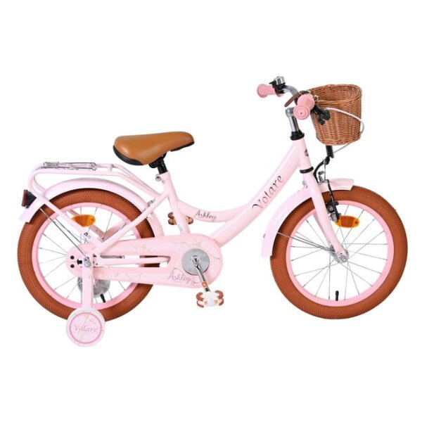 Volare Ashley Kinderfahrrad – Mädchen – 16 Zoll – Rosa