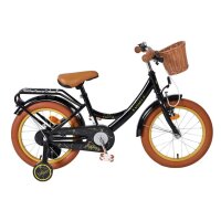 Volare Ashley Kinderfahrrad – Mädchen – 16 Zoll – Schwarz