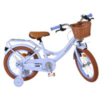 Volare Ashley Kinderfahrrad - Mädchen - 16 Zoll - Pastellblau - Zwei Handbremsen