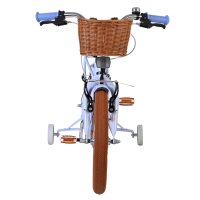 Volare Ashley Kinderfahrrad - Mädchen - 16 Zoll - Pastellblau - Zwei Handbremsen