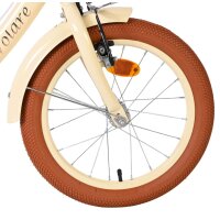 Volare Ashley Kinderfahrrad - Mädchen - 16 Zoll - Creme - Zwei Handbremsen