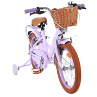 Volare Ashley Kinderfahrrad - Mädchen - 16 Zoll - Lila - Zwei Handbremsen
