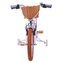 Volare Ashley Kinderfahrrad - Mädchen - 16 Zoll - Lila - Zwei Handbremsen