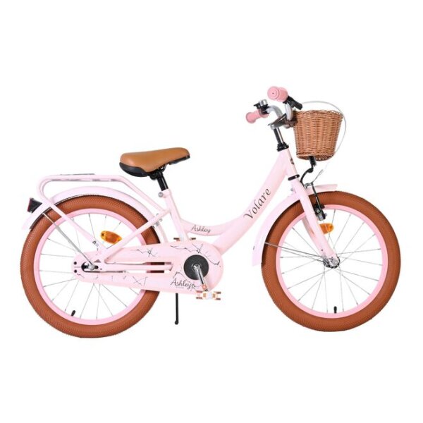 Volare Ashley Kinderfahrrad – Mädchen – 18 Zoll – Rosa