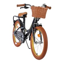 Volare Ashley Kinderfahrrad – Mädchen – 18 Zoll – Schwarz